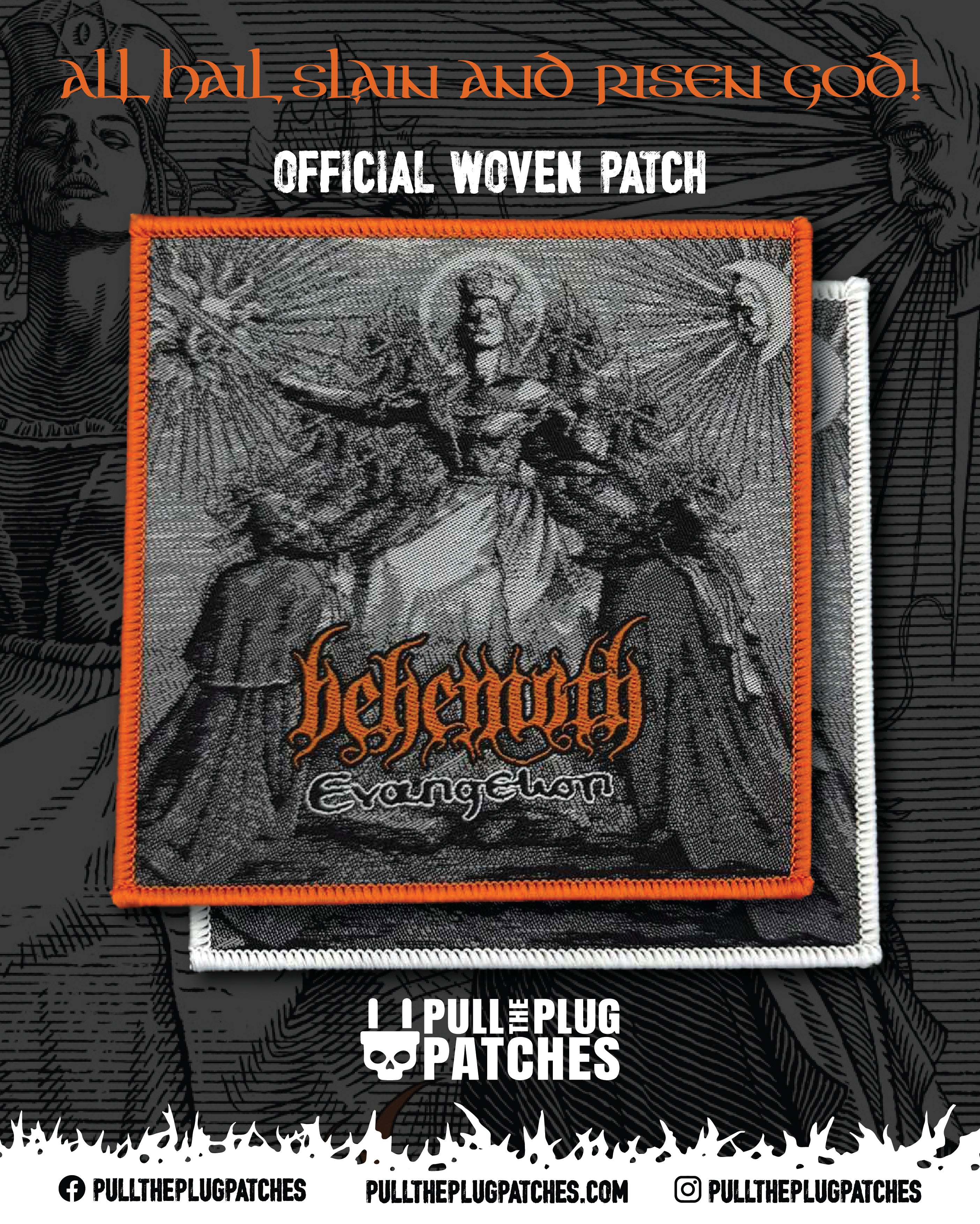 Behemoth - Evangelion - Square Patch – Pull The Plug Patches