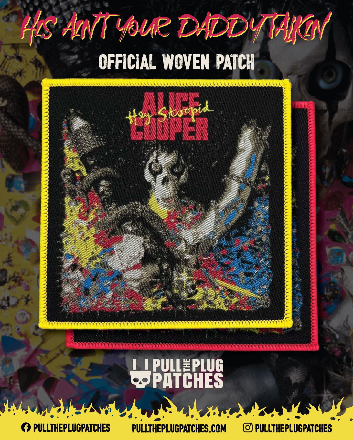 Alice Cooper - Hey Stoopid - Square Patch