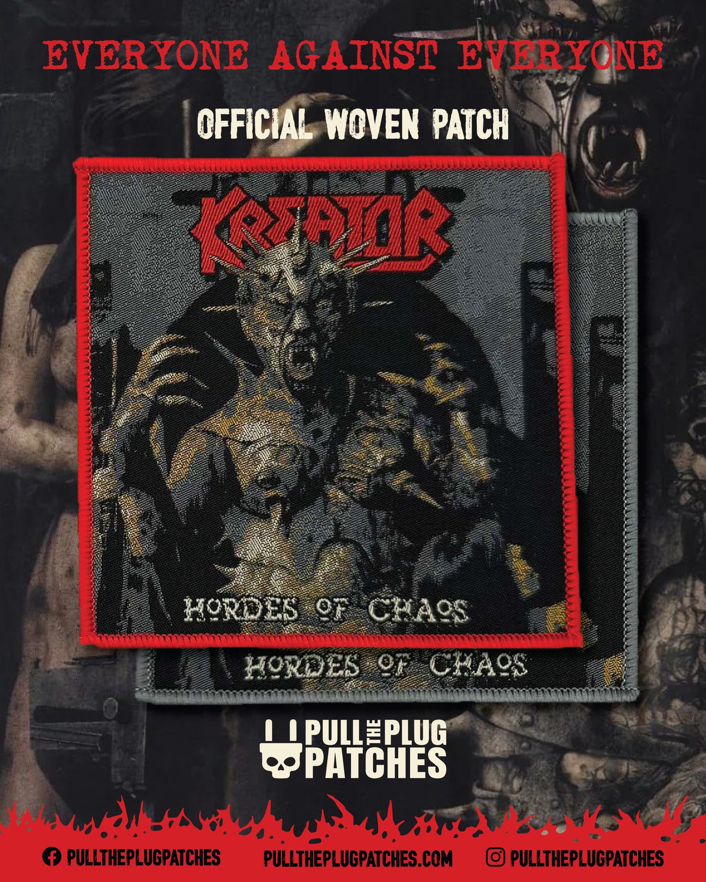Kreator - Hordes Of Chaos - Square Patch