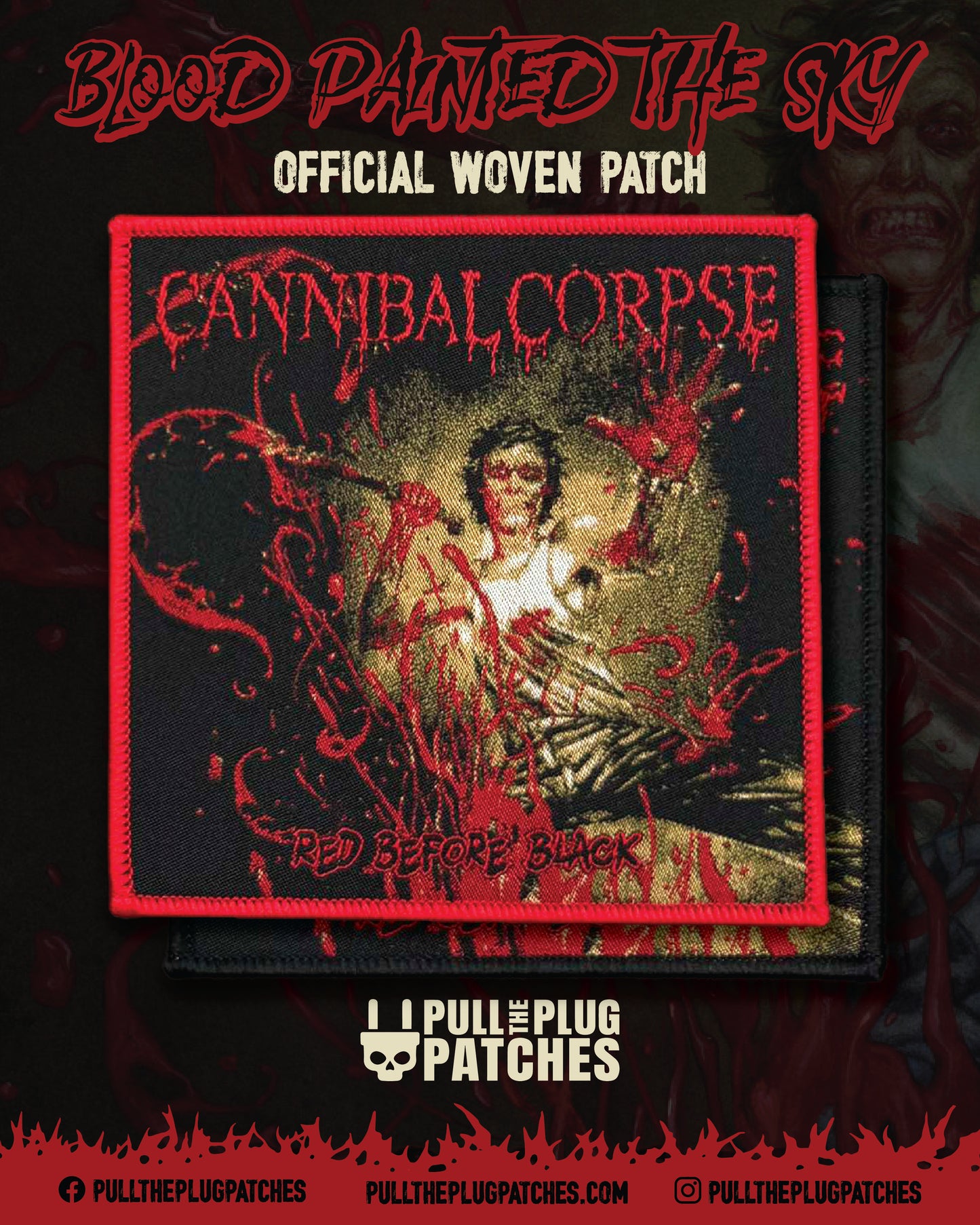 Cannibal Corpse - Red Before Black - Square Patch