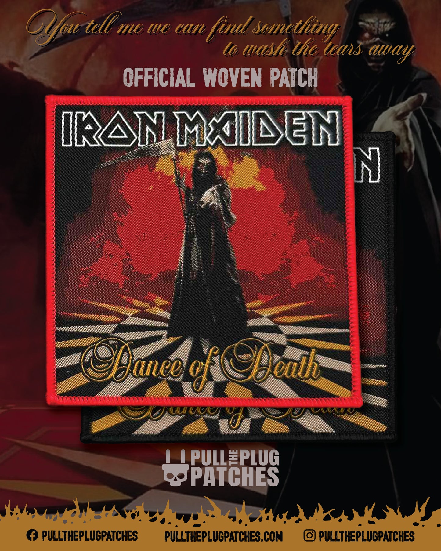 Iron Maiden - Dance Of Death - Square Patch