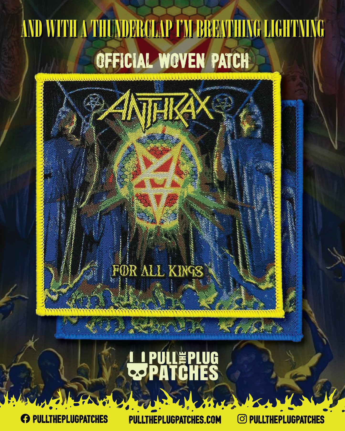 Anthrax - For All Kings - Square Patch