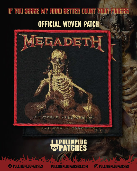 Megadeth - The World Needs A Hero - Square Patch