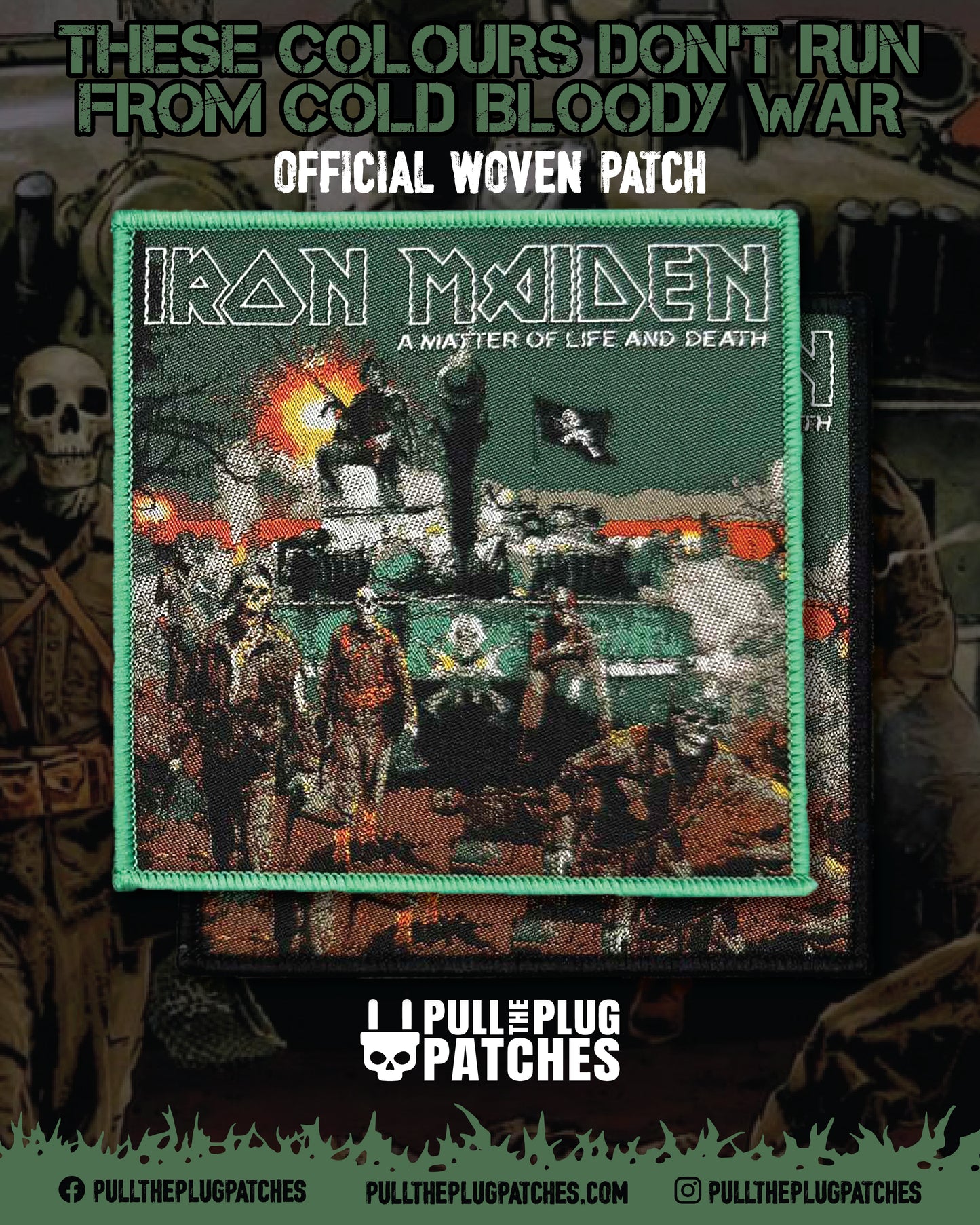 Iron Maiden - A Matter Of Life And Death - Square Patch