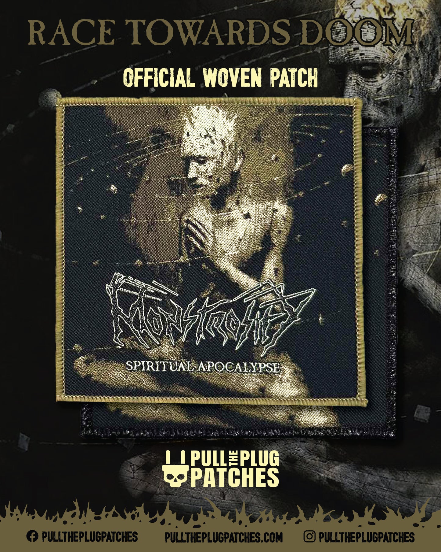 Monstrosity - Spiritual Apocalypse - Square Patch