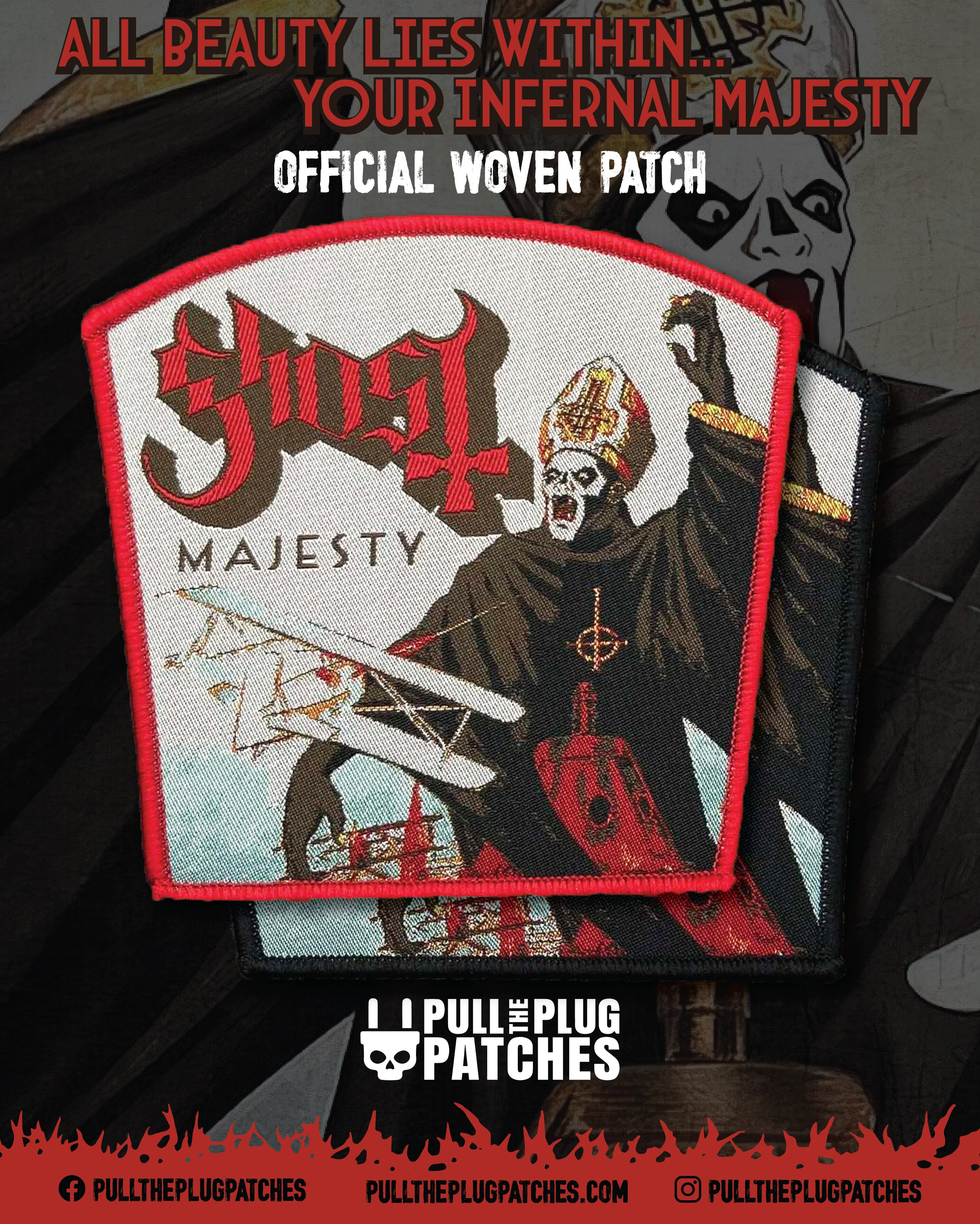 Ghost - Majesty - Patch – Pull The Plug Patches