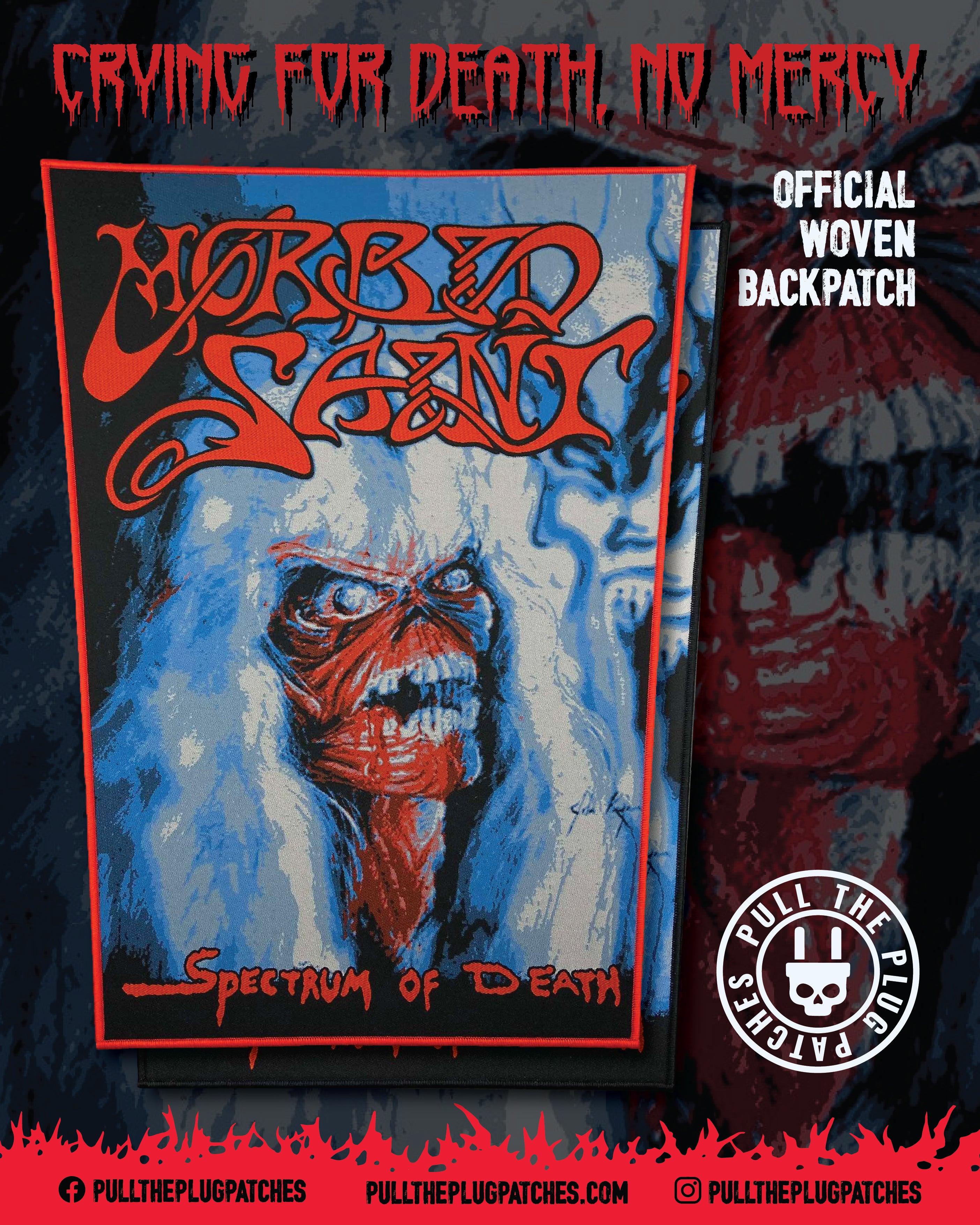 Morbid Saint - Spectrum Of Death - Backpatch – Pull The Plug Patches