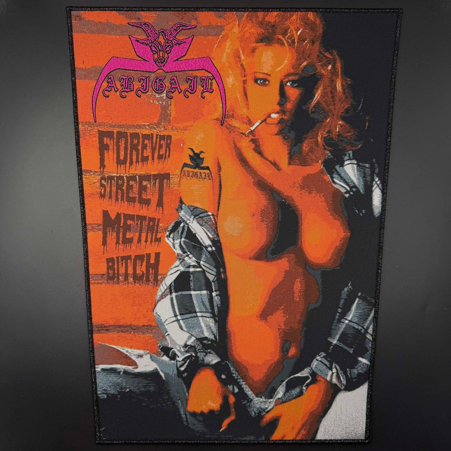 Abigail - Forever Street Metal Bitch - Backpatch