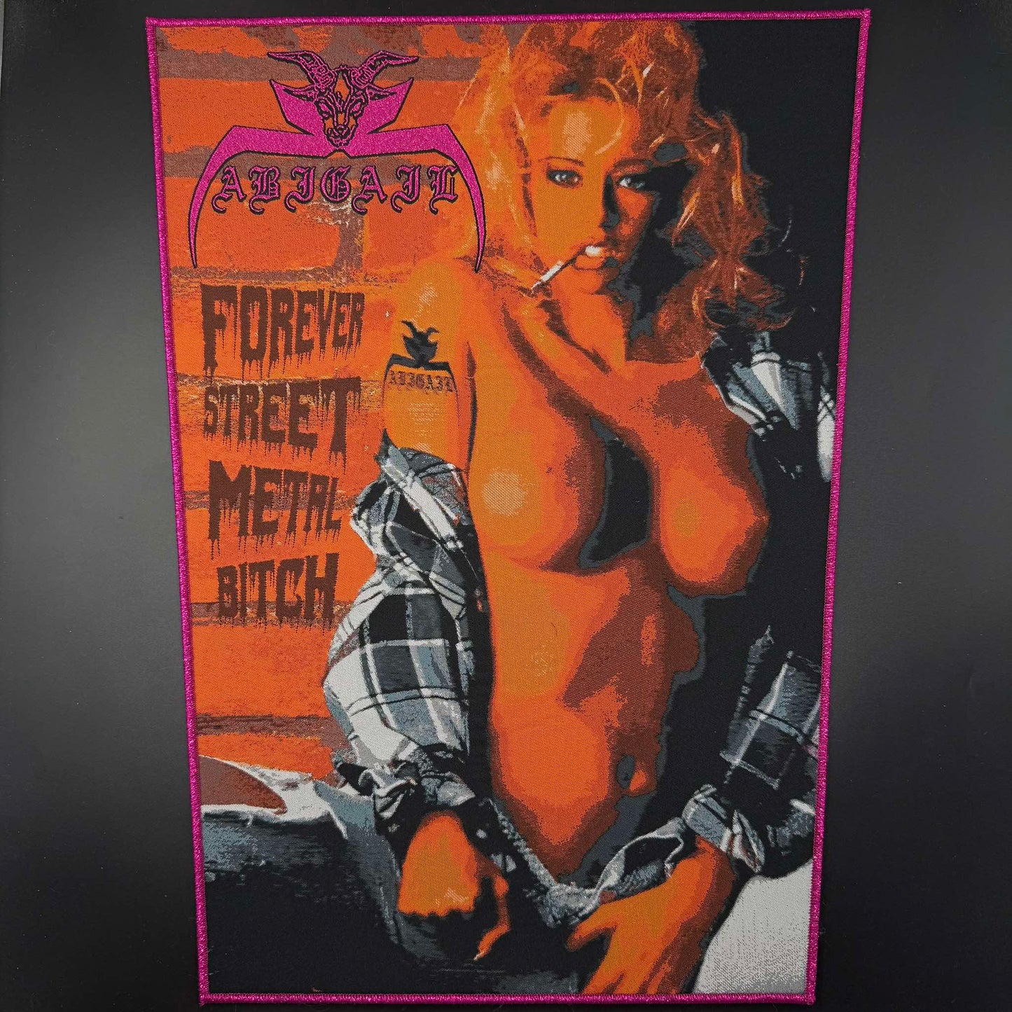 Abigail - Forever Street Metal Bitch - Backpatch