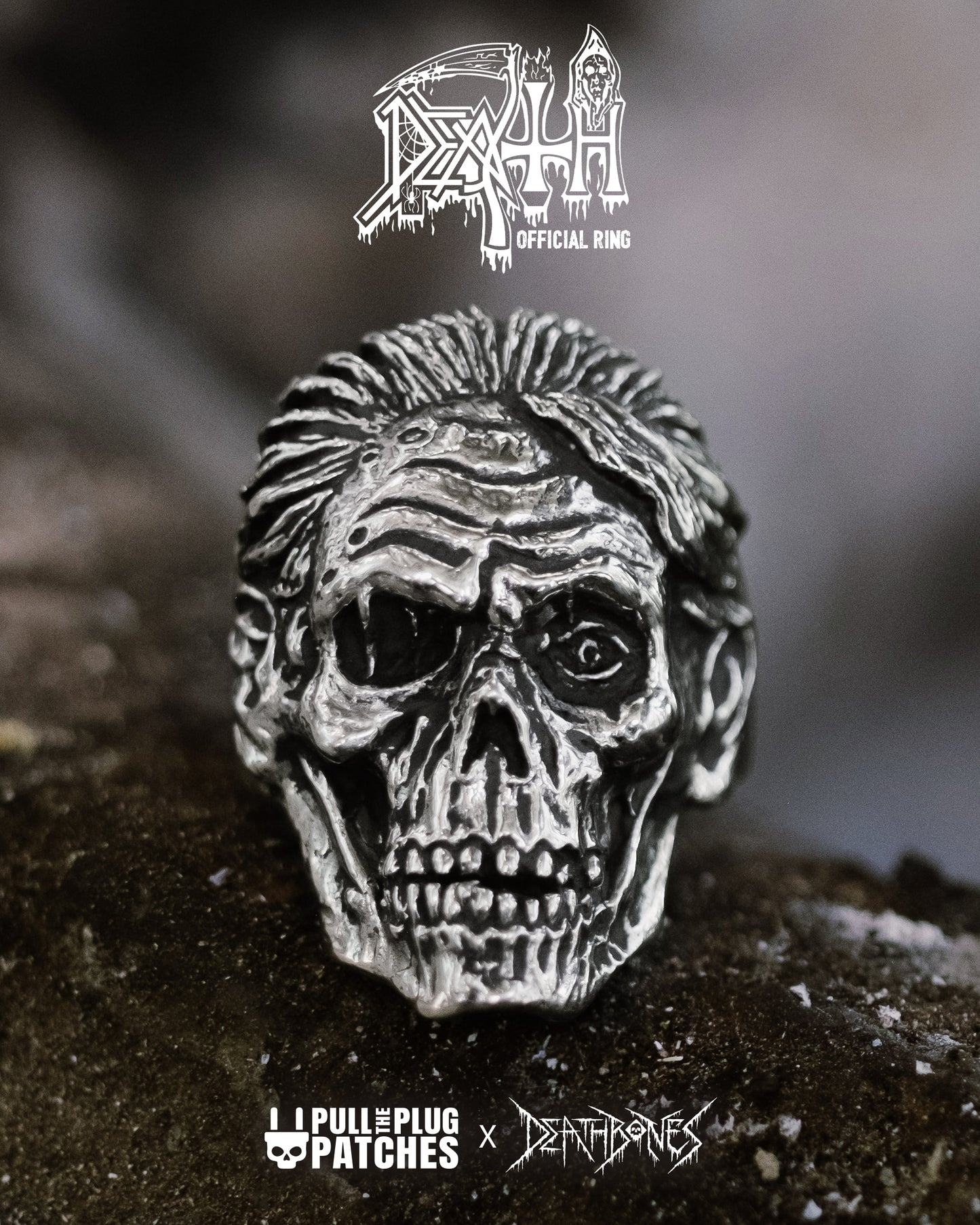 Death - Scream Bloody Gore - Sterling Silver Ring (Limited Edition)