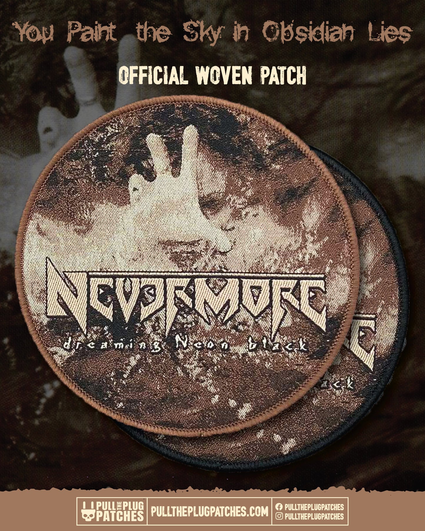 Nevermore - Dreaming Neon Black - Patch