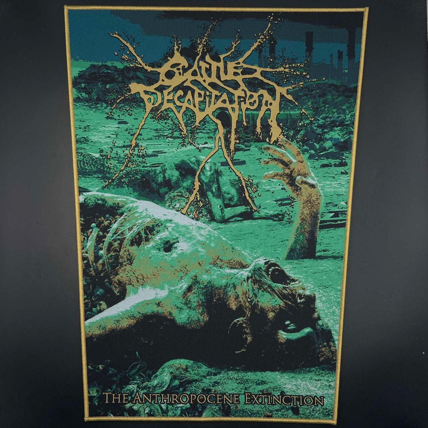 Cattle Decapitation - The Anthropocene Extinction - Backpatch