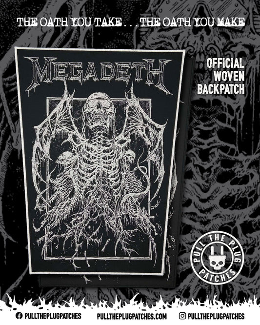 Megadeth - Riddickart Rattlehead - Backpatch