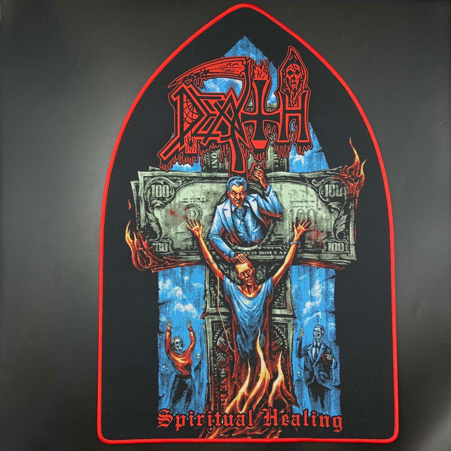 Death - Spiritual Healing x Exclusive Noah Cutter Meihoff Art - Backpatch (Limited Edition)