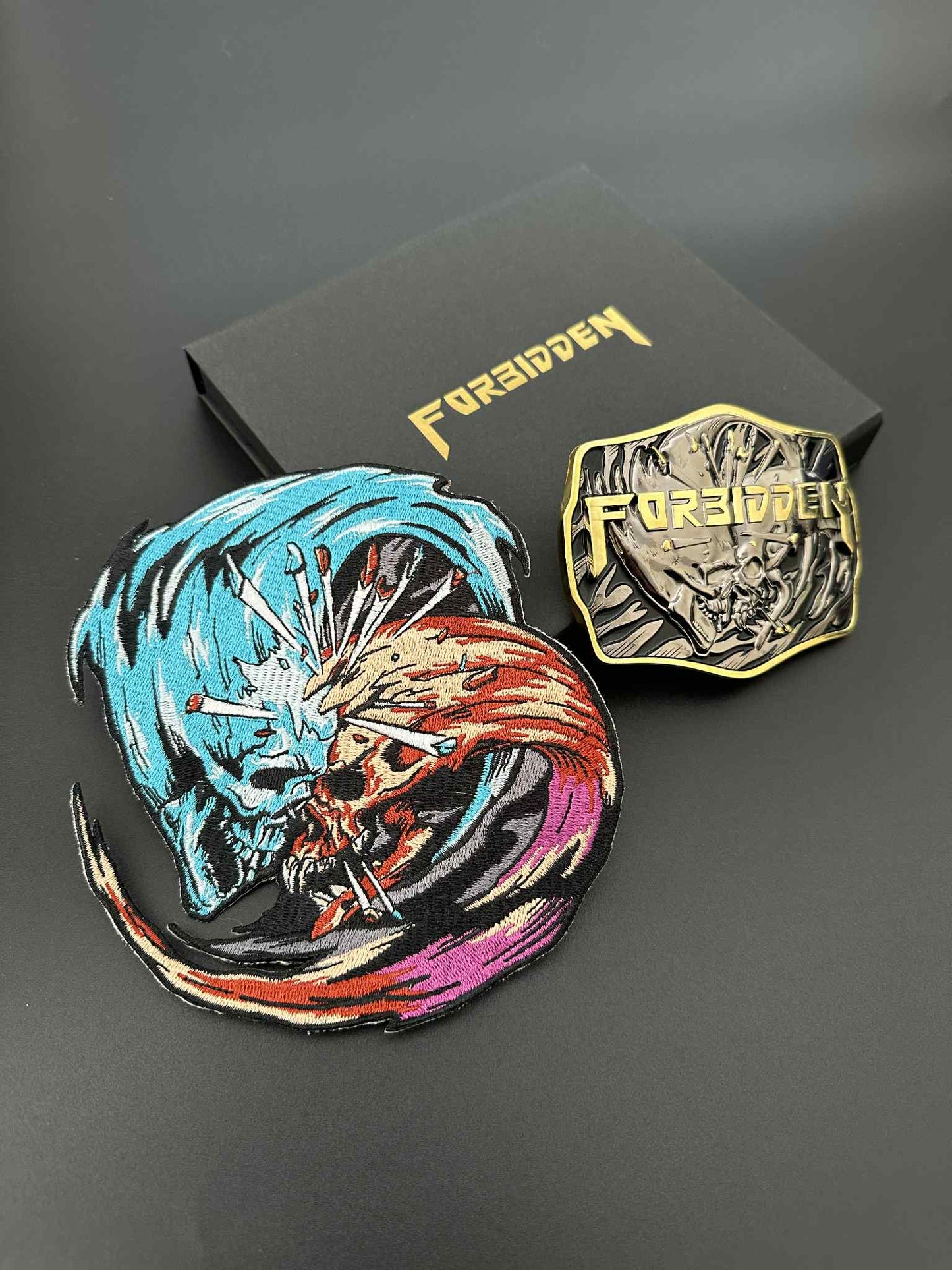 Forbidden - Forbidden Evil Belt Buckle - Through Eyes Of Glass Edition