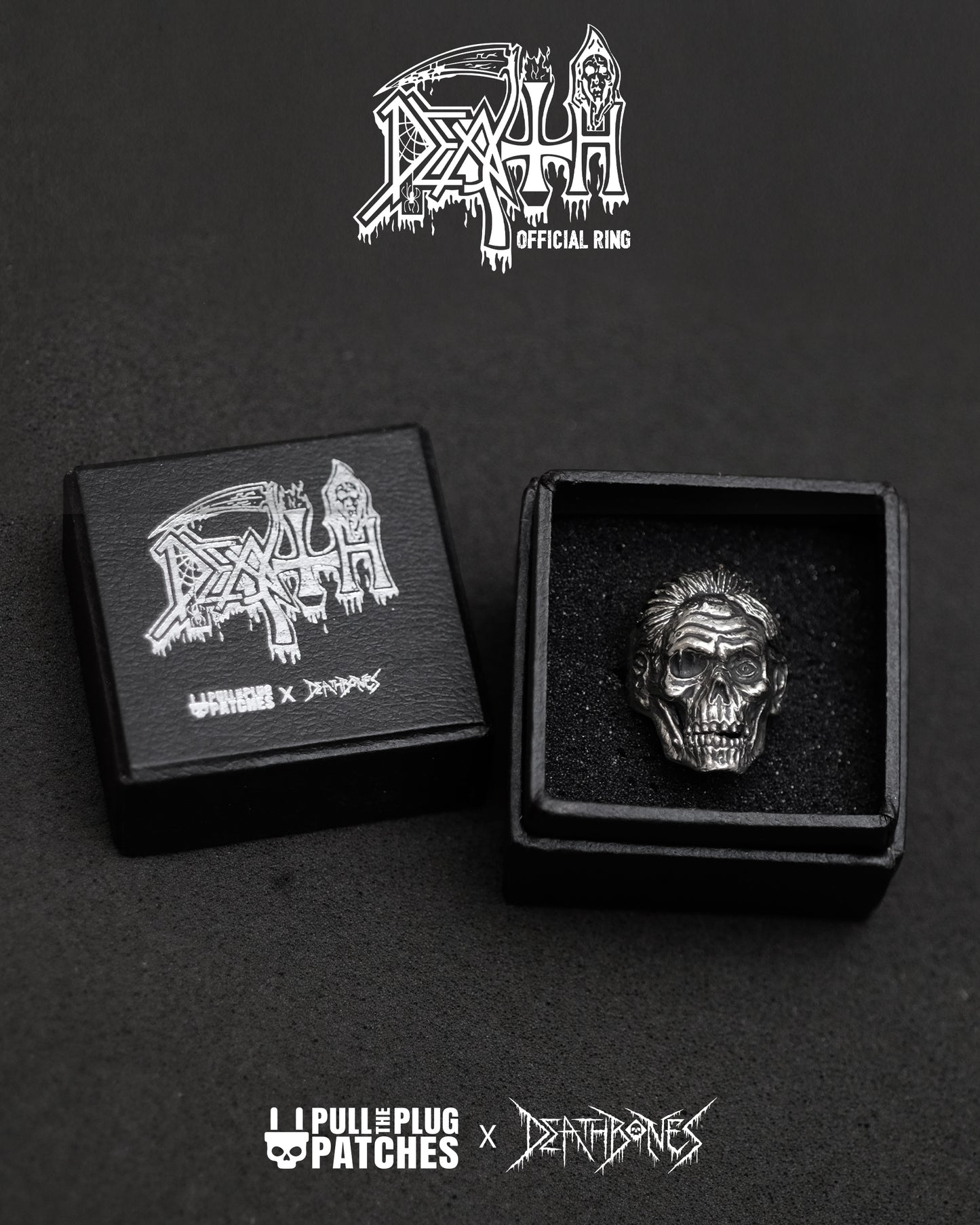Death - Scream Bloody Gore - Sterling Silver Ring (Limited Edition)