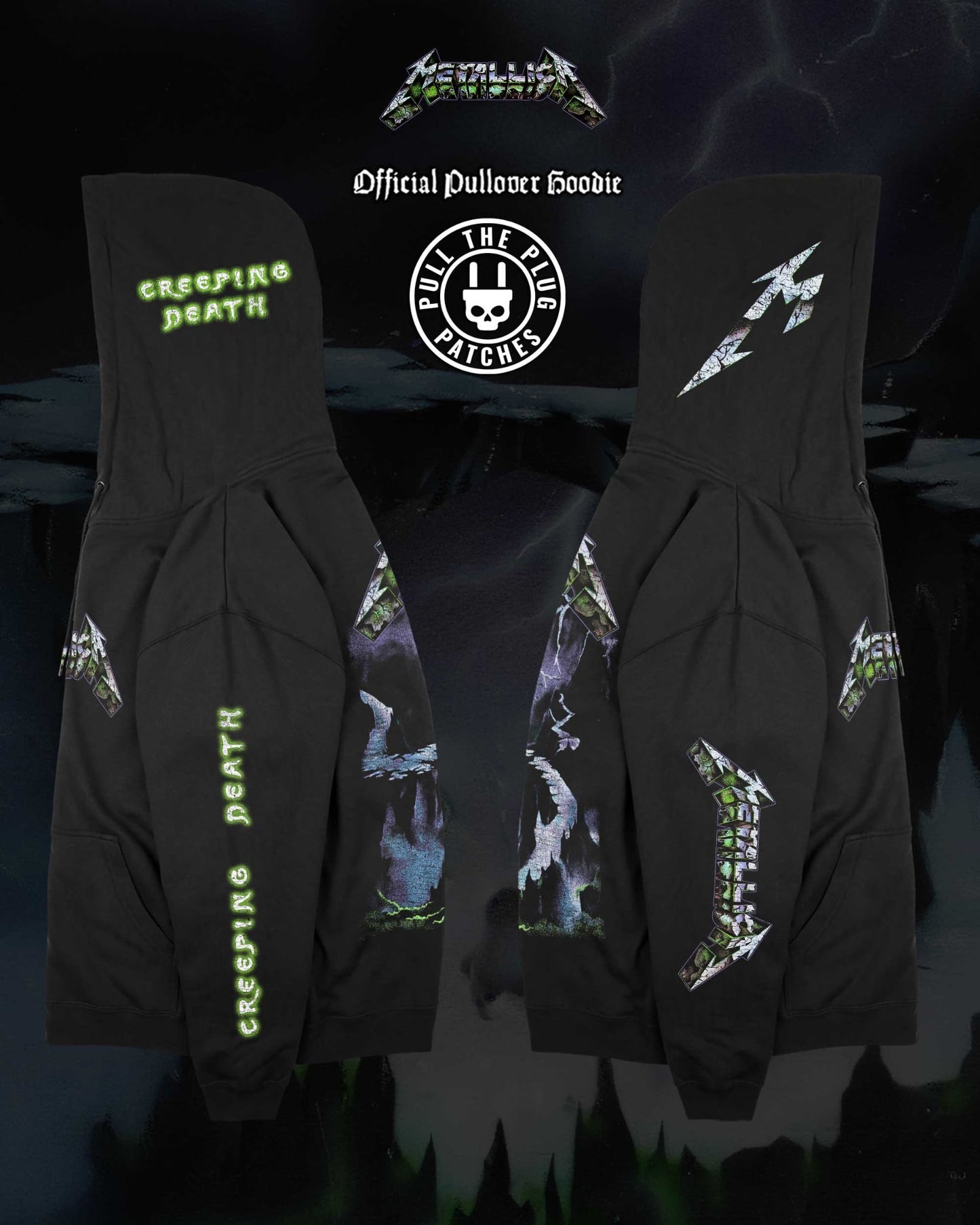 Metallica - Creeping Death - Deluxe Pullover Hoodie