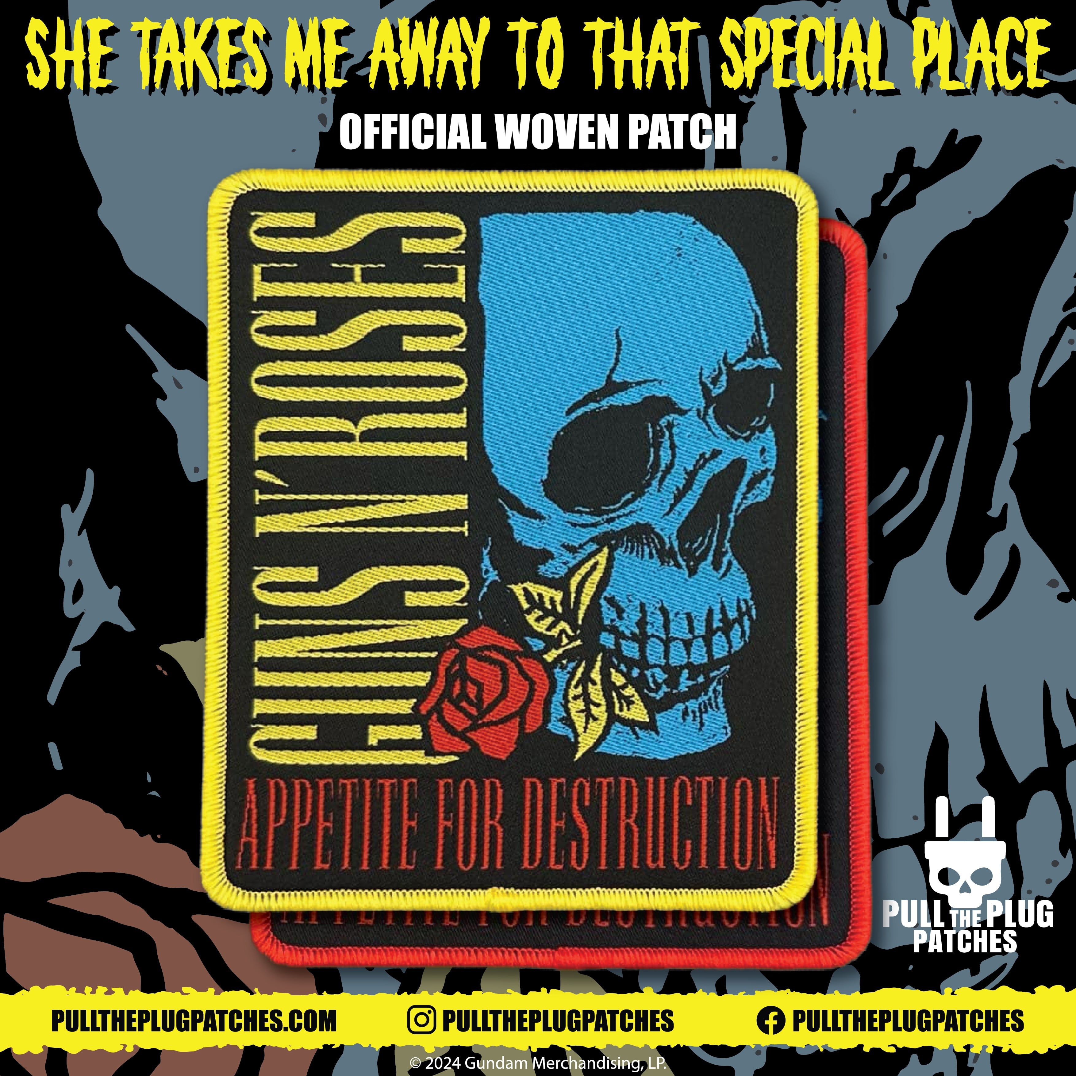 Guns N Roses - Anything Goes - Patch – Pull The Plug Patches