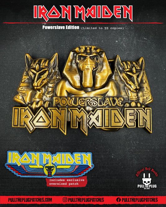 Iron Maiden - Powerslave Belt Buckle - Powerslave Edition