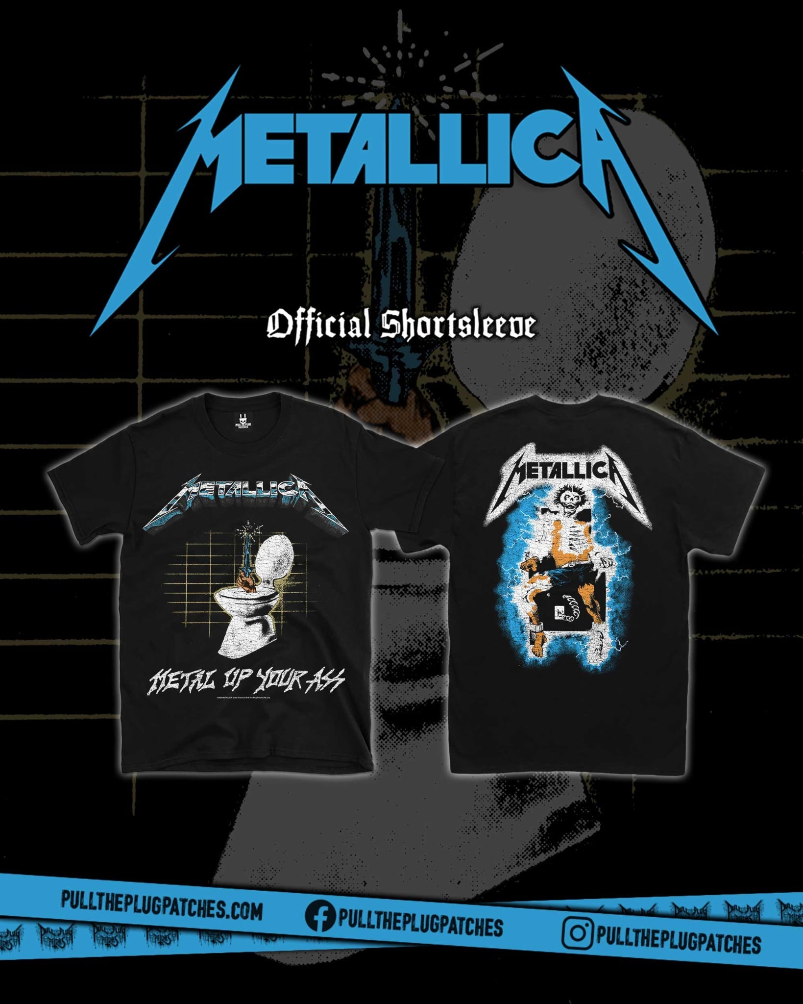 Metallica - Metal Up Your Ass - Shortsleeve Shirt – Pull The Plug