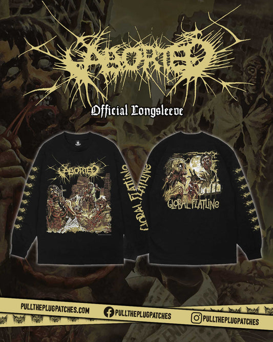 Aborted - Global Flatline - Longsleeve Shirt