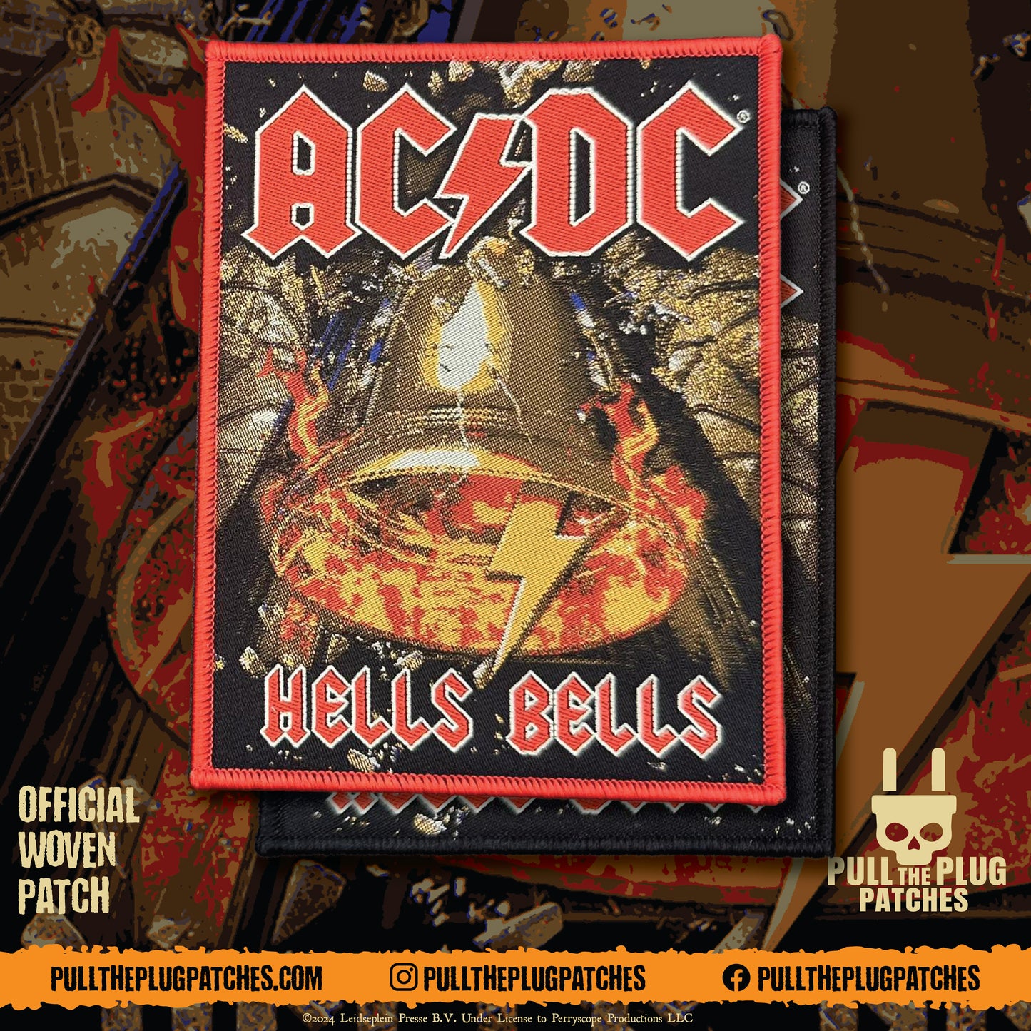 AC/DC - Satan's Coming To You - Patch – Pull The Plug Patches