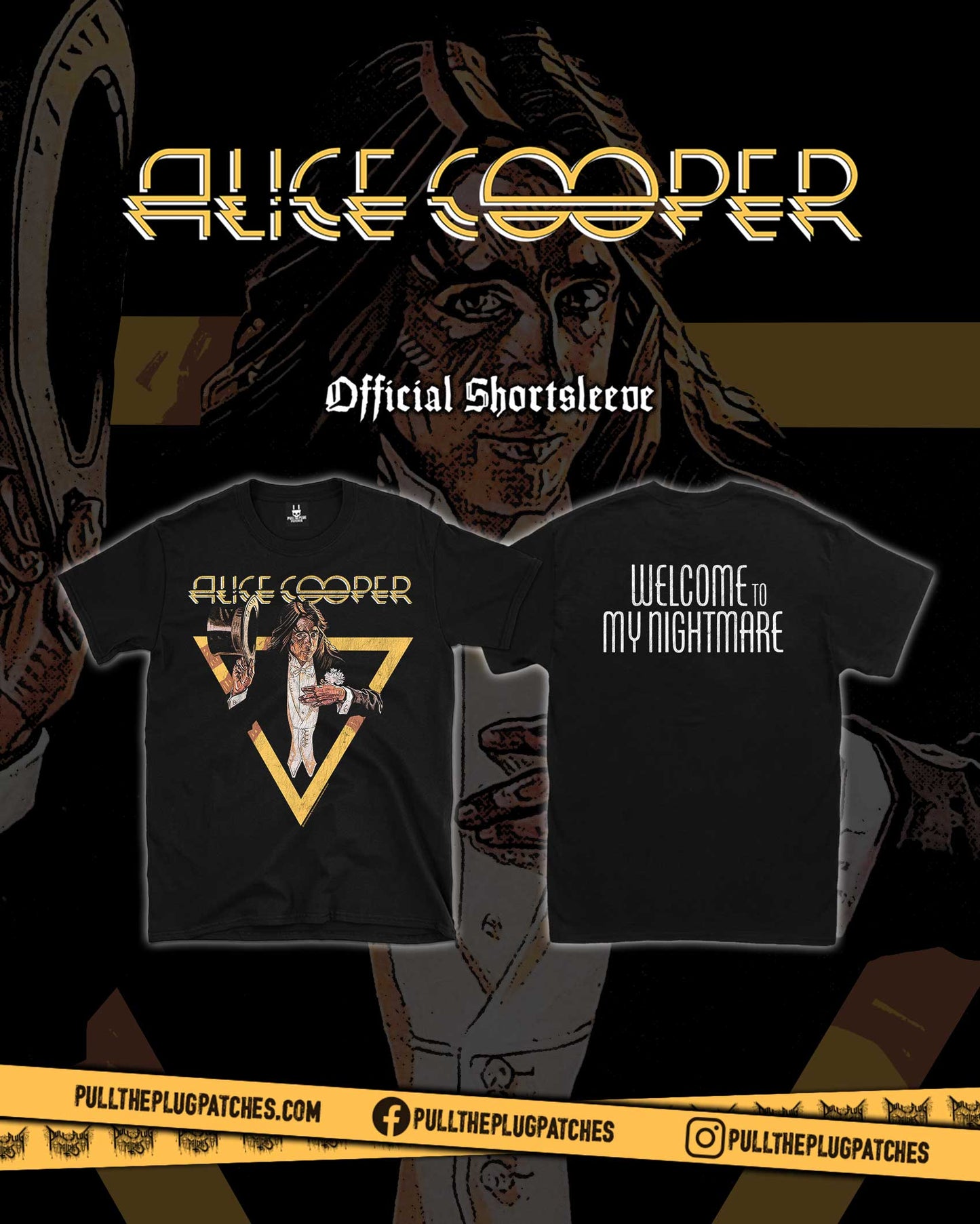 Alice Cooper - Welcome To My Nightmare - Shortsleeve Shirt