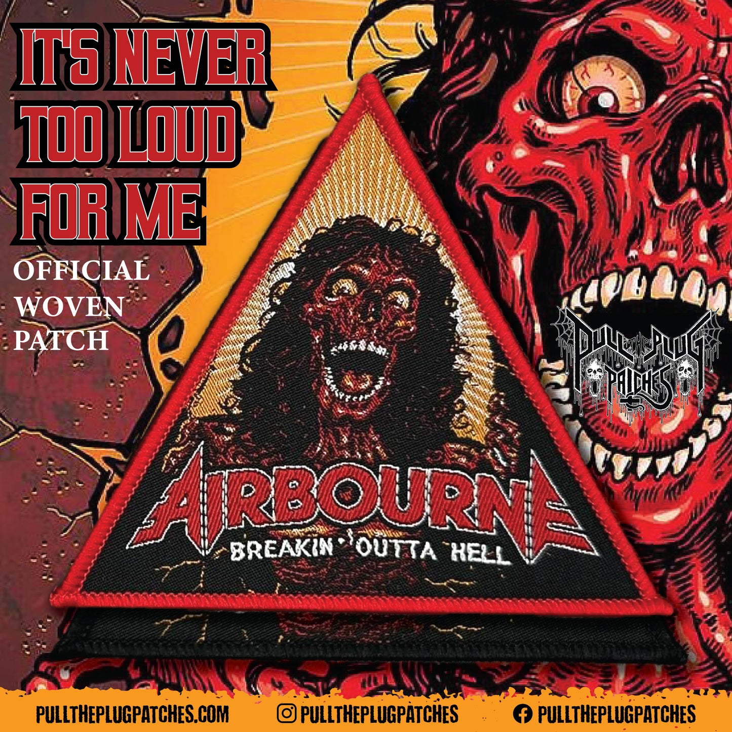 Airbourne - Breakin' Outta Hell - Patch