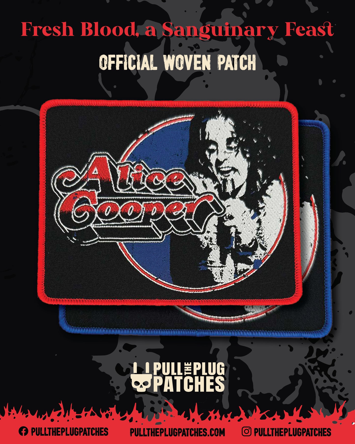 Alice Cooper - Fresh Blood - Patch
