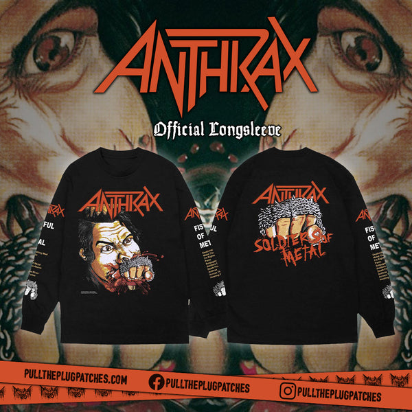Anthrax - Fistful Of Metal - Longsleeve Shirt – Pull The Plug Patches