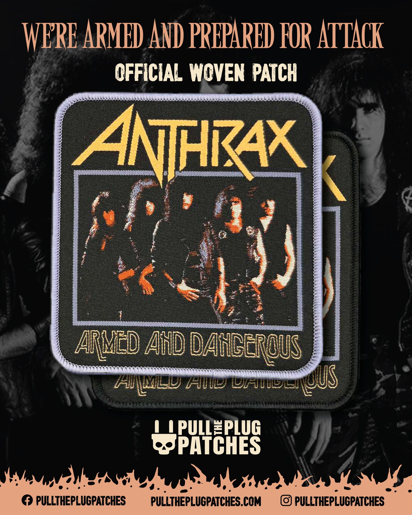 Anthrax - Armed And Dangerous - Patch