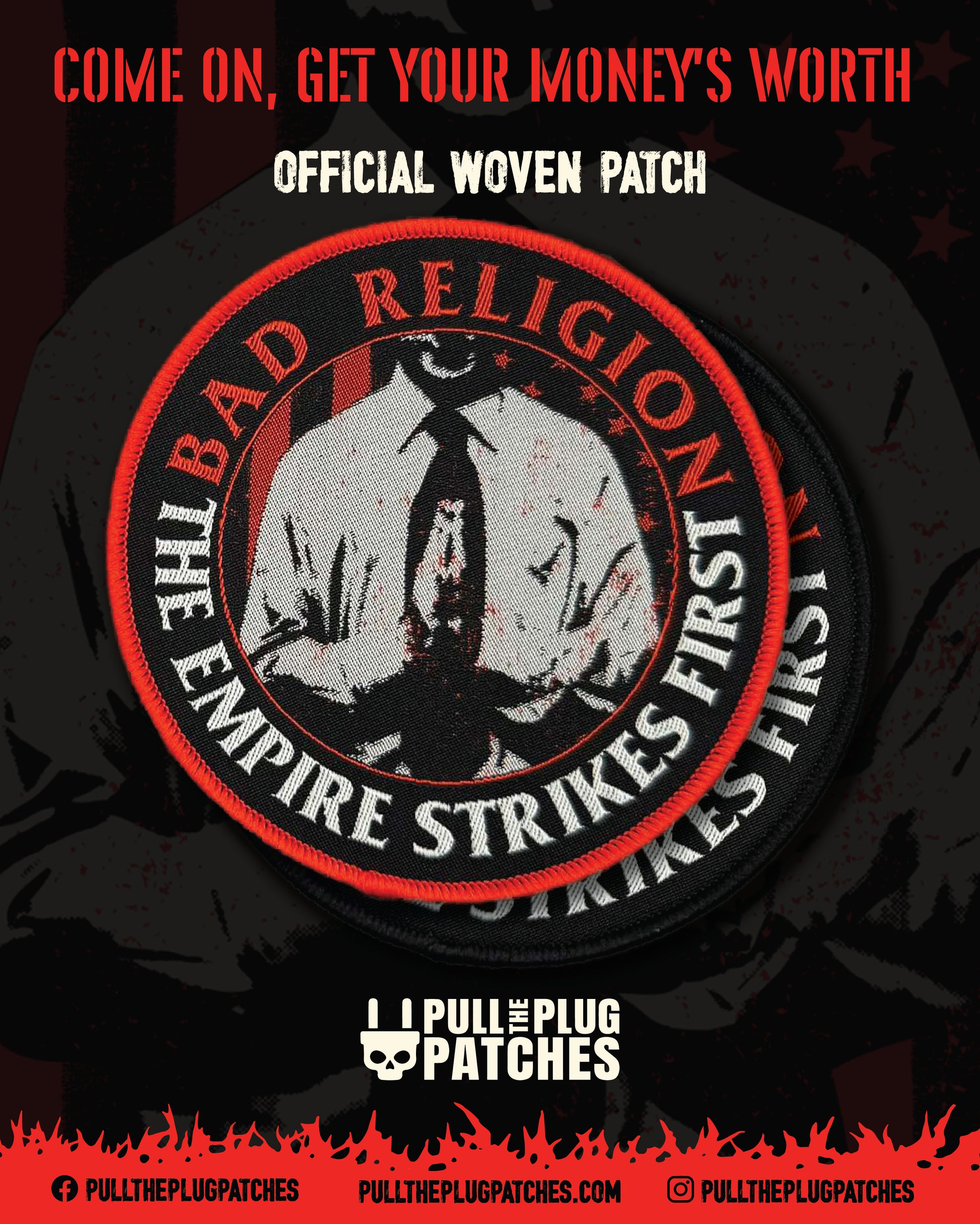 Bad Religion The Empire Strikes First Patch Pull The Plug Patches Bad Religion The Empire Strikes First Patch Pull The Plug Patches