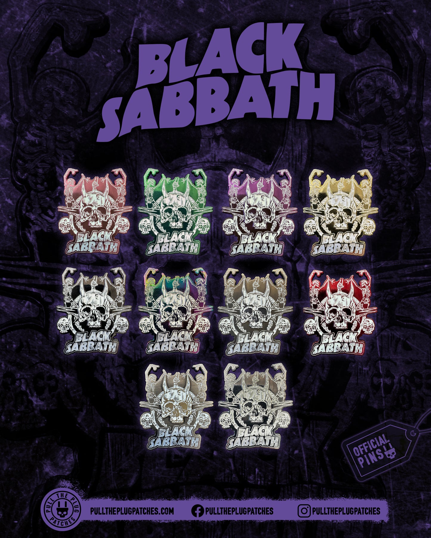 Black Sabbath - The Wizard - Pin
