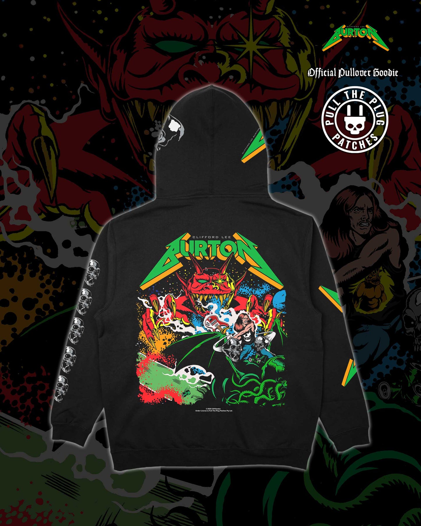 Cliff Burton - Legacy - Deluxe Pullover Hoodie (Limited Edition)