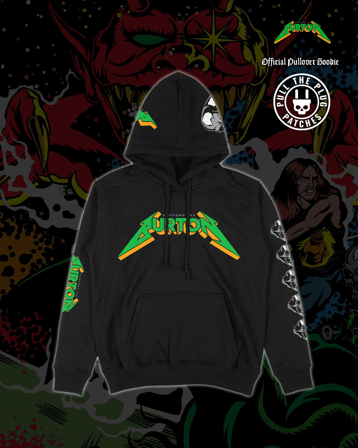Cliff Burton - Legacy - Deluxe Pullover Hoodie (Limited Edition)