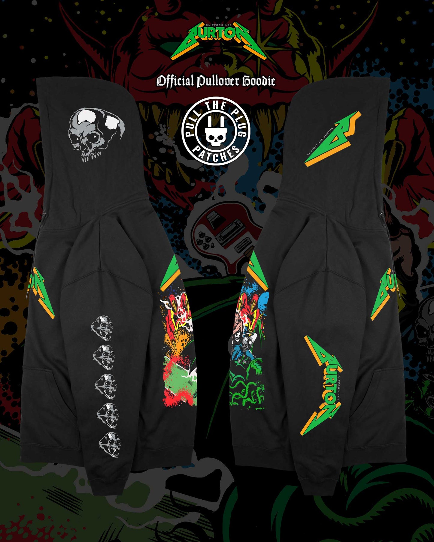 Cliff Burton - Legacy - Deluxe Pullover Hoodie (Limited Edition)