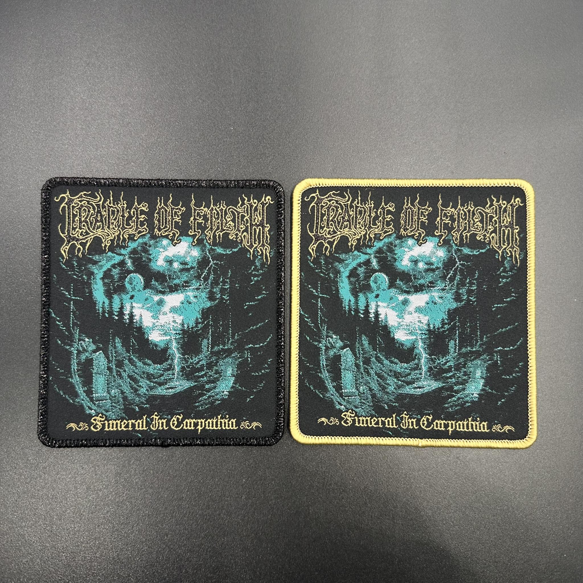 Cradle of Filth Funeral in Carpathia Pull The Plug Patches