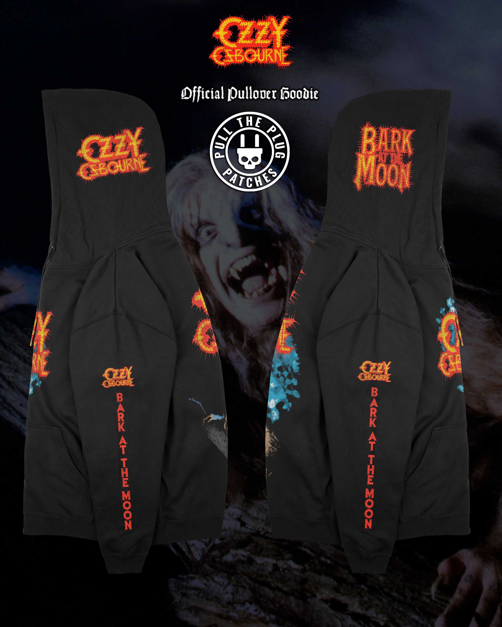 Ozzy Osbourne - Bark At The Moon - Deluxe Pullover Hoodie – Pull