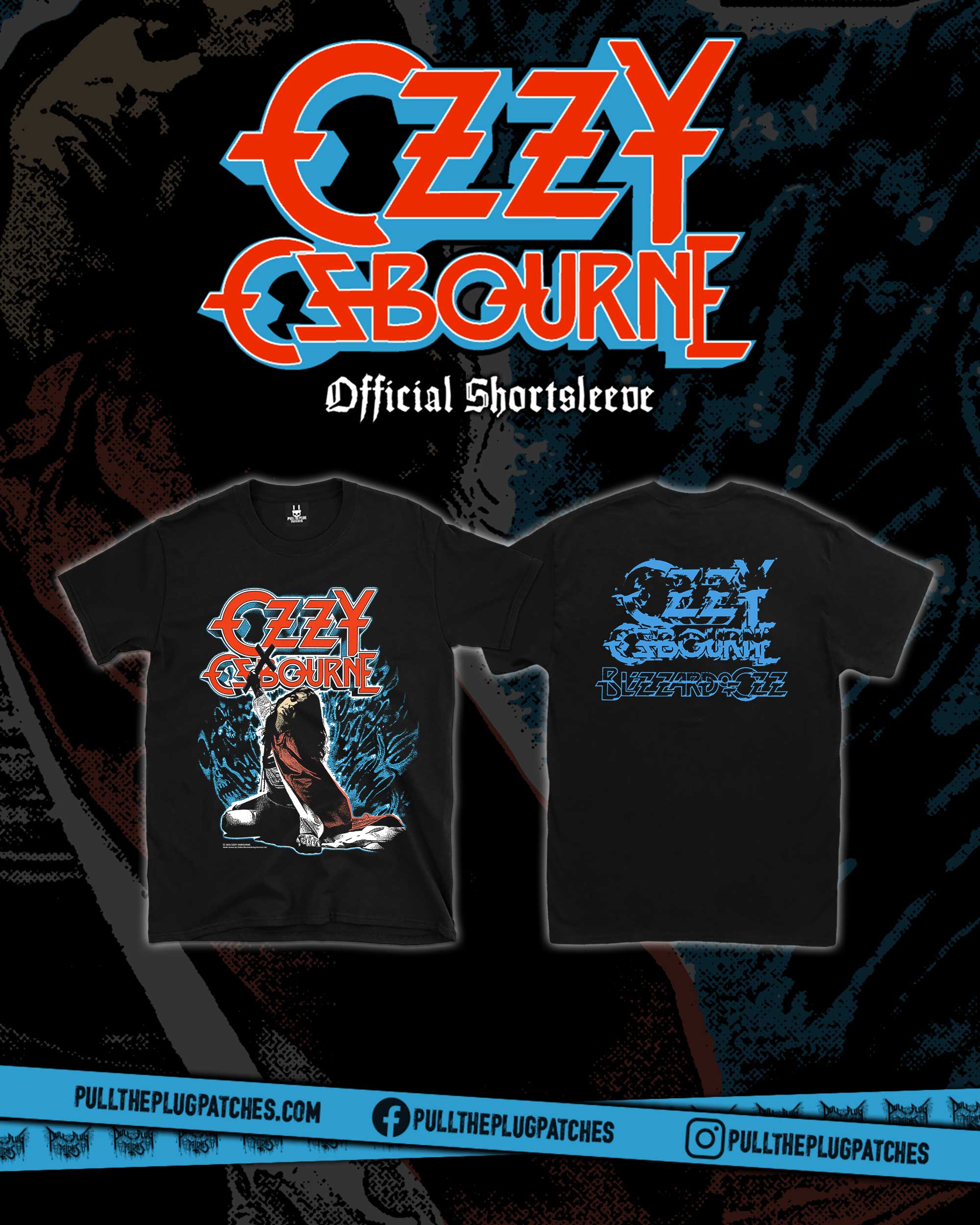 shizucochオーダーページ Ozzy Osbourne - Blizzard Of Ozz - Shortsleeve Shirt – Pull The
