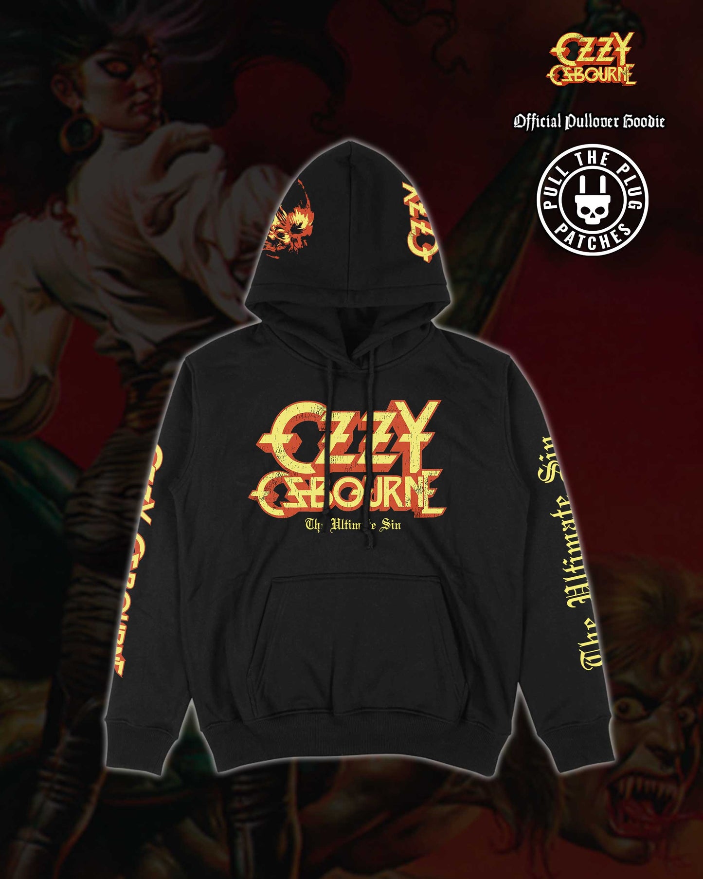 Ozzy Osbourne - The Ultimate Sin - Deluxe Pullover Hoodie