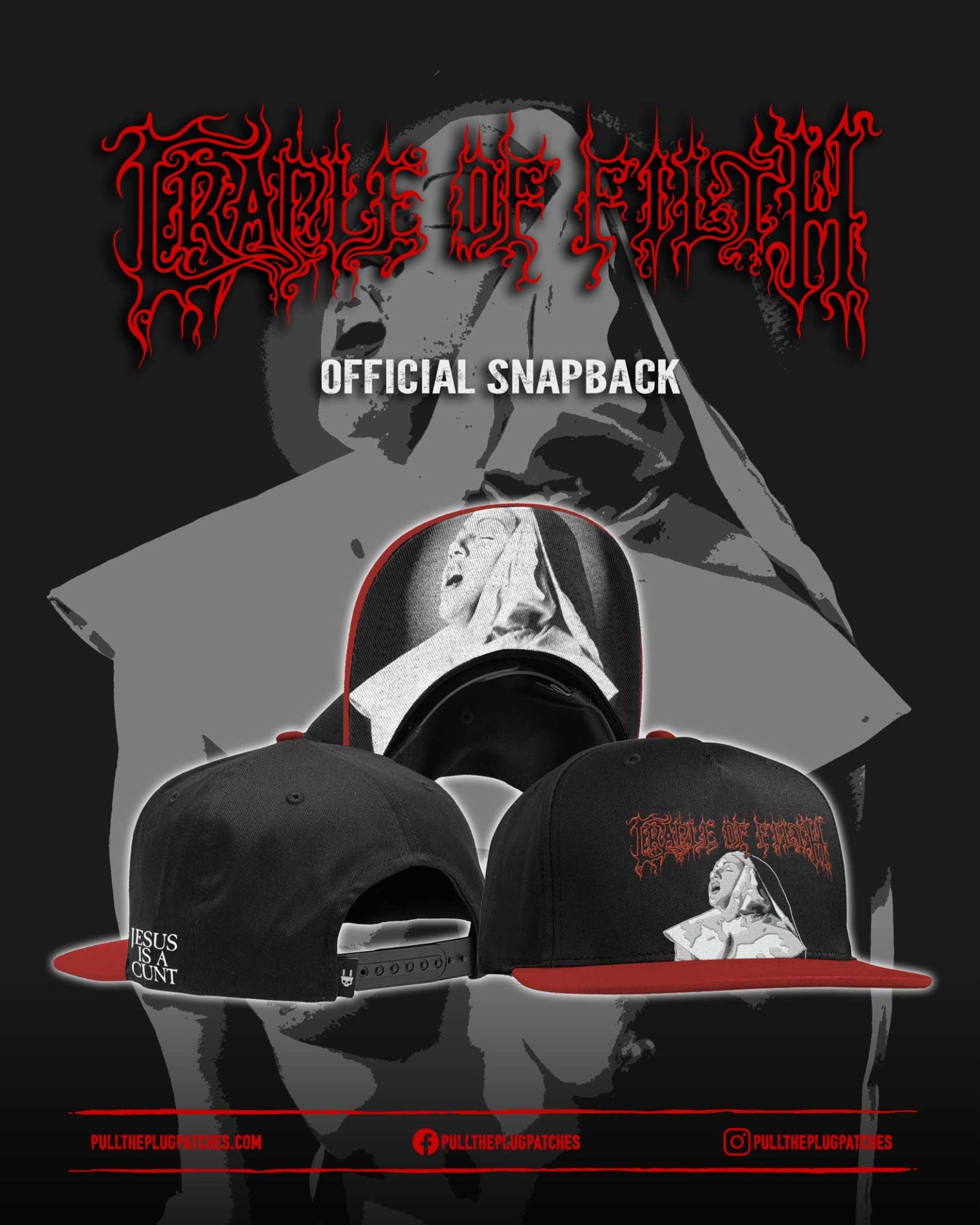Cradle Of Filth - Vestal Masturbation - Snapback Hat – Pull The