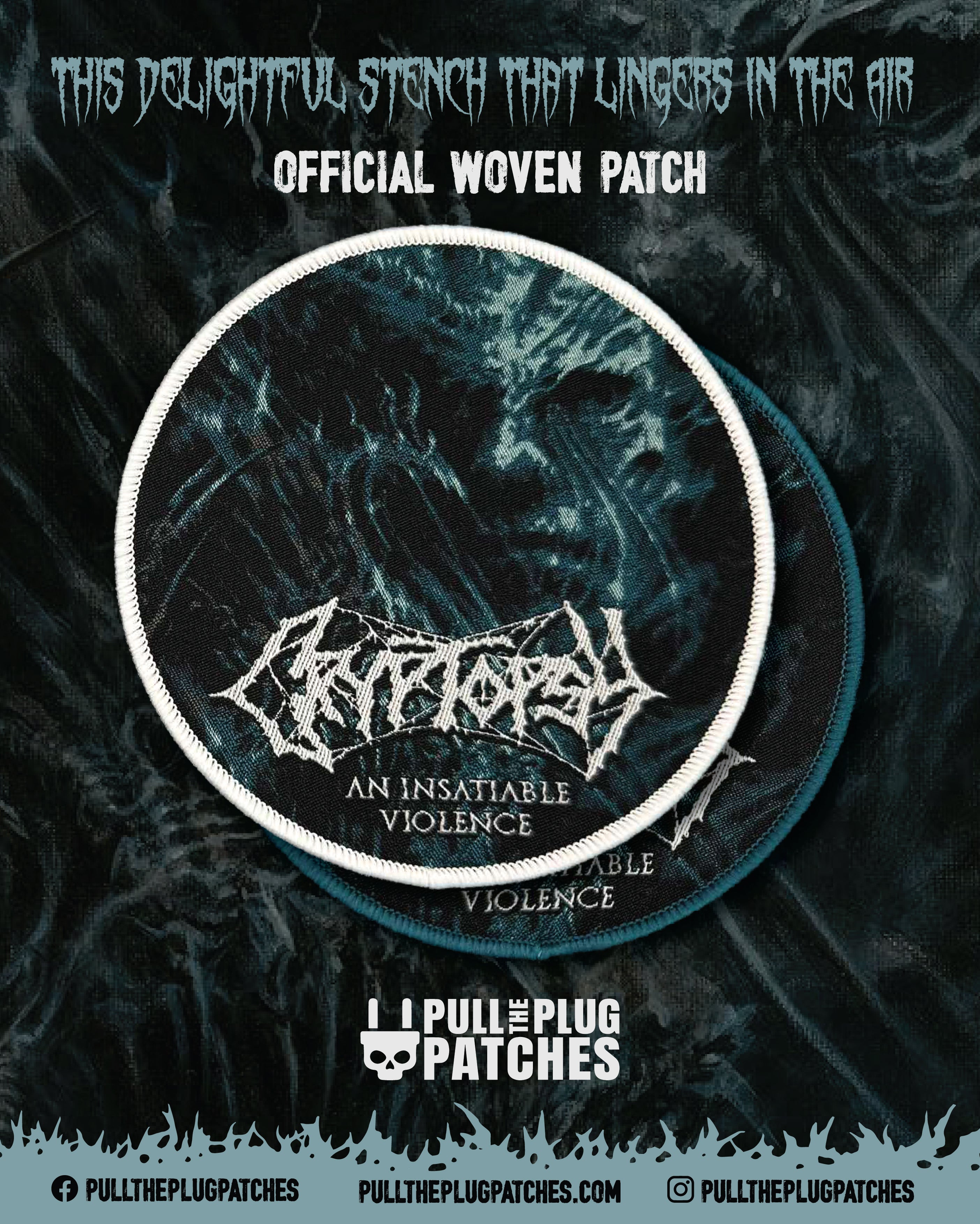 Cryptopsy Patch Cryptopsy - An Insatiable Violence - Patch – Pull The Plug Patches