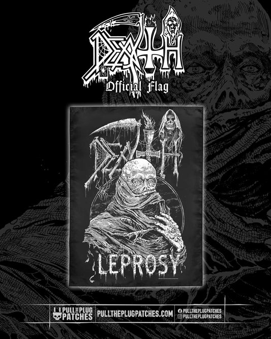Death - Leprosy x Riddickart 38th Anniversary - Flag (Limited Edition)