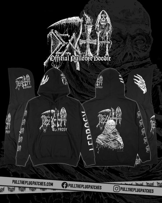 Death - Leprosy x Riddickart 38th Anniversary - Deluxe Pullover Hoodie (Limited Edition)