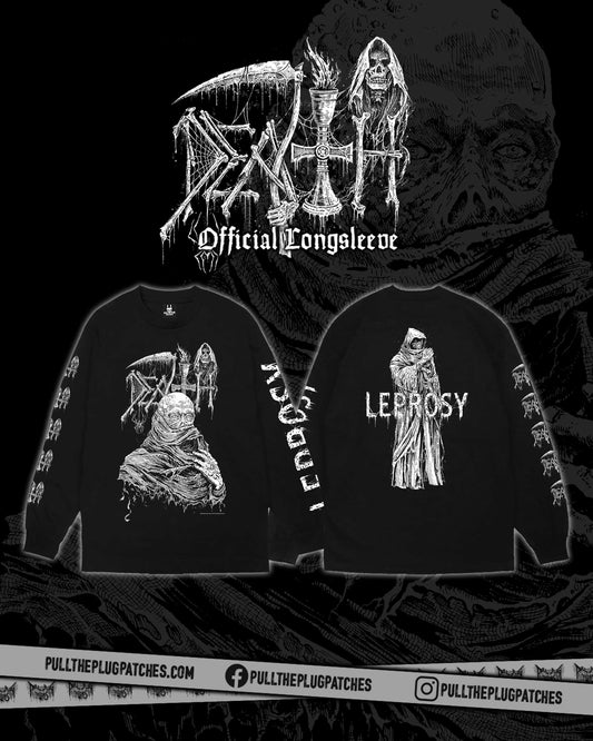 Death - Leprosy x Riddickart 38th Anniversary - Longsleeve Shirt (Limited Edition)
