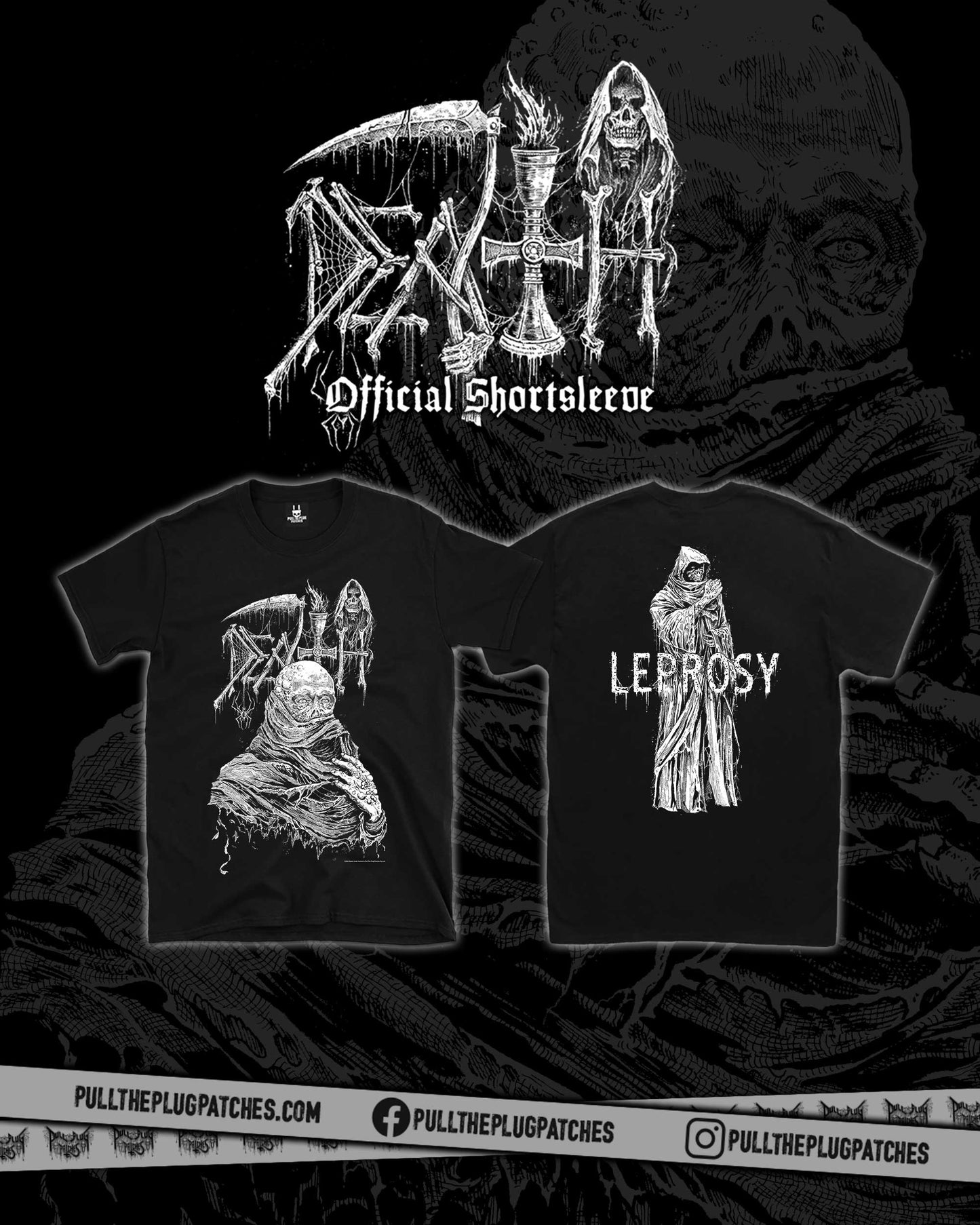 Death - Leprosy x Riddickart 38th Anniversary - Shortsleeve Shirt (Limited Edition)