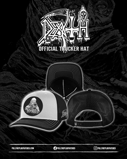 Death - Leprosy x Riddickart 38th Anniversary - Trucker Hat (Limited Edition)