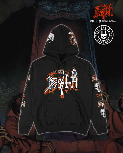 Death - Scream Bloody Gore - Deluxe Pullover Hoodie – Pull The Plug Patches