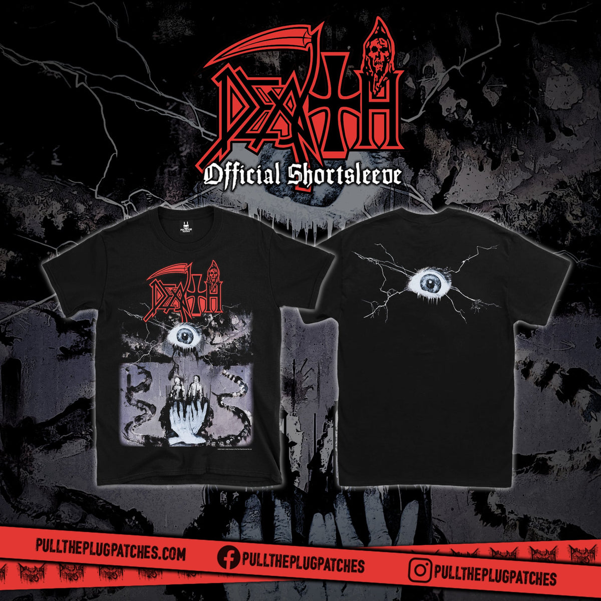 Death - Symbolic - Shortsleeve Shirt – Pull The Plug Patches