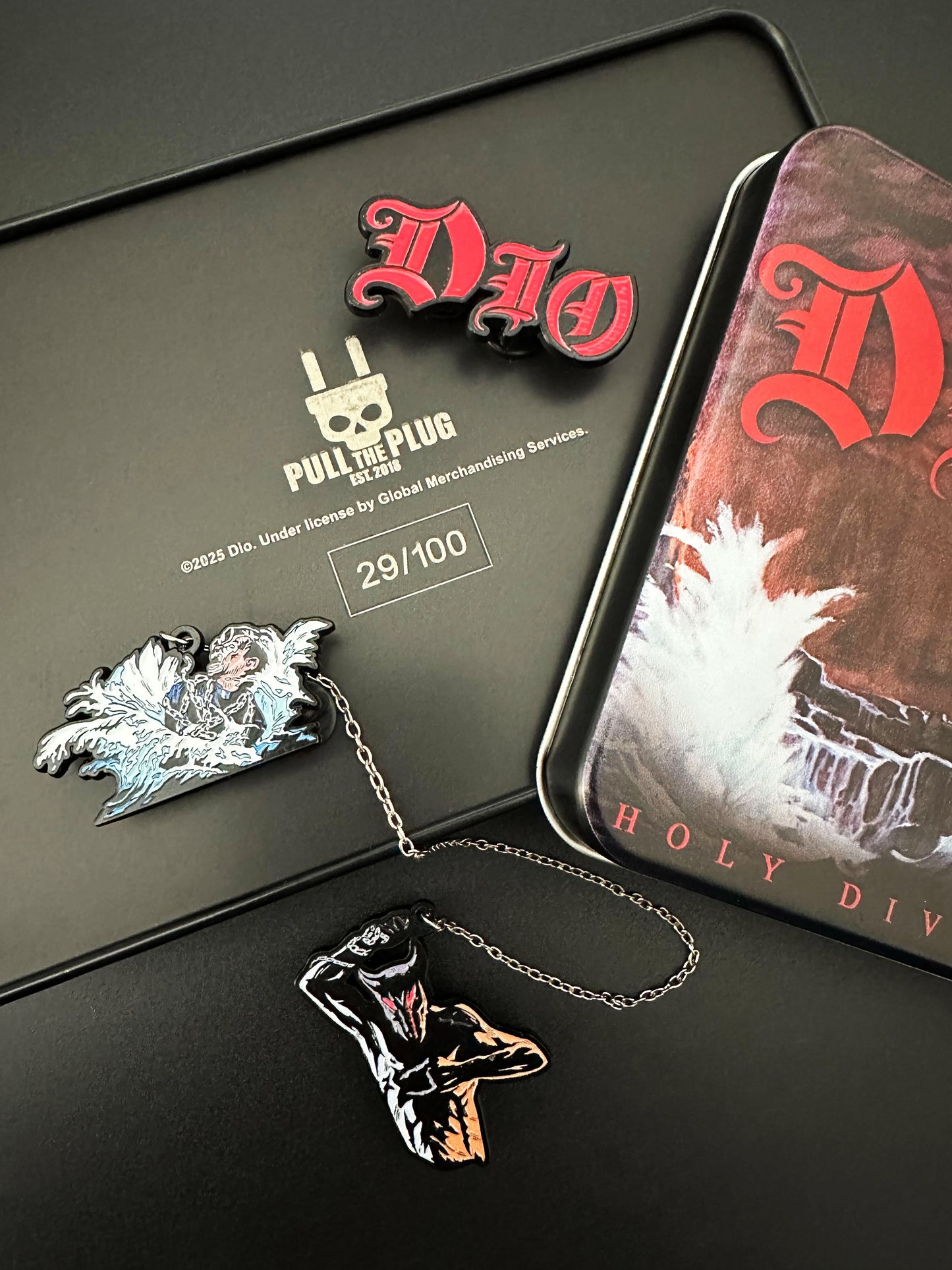 Dio - Holy Diver - Tin Box Pin Set